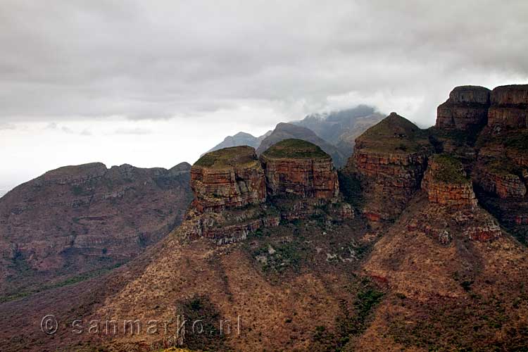 De Three Rondavels bij de Blyde River Canyon in Zuid-Afrika