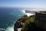 Kaap de Goede Hoop vanaf Cape Point in Zuid-Afrika