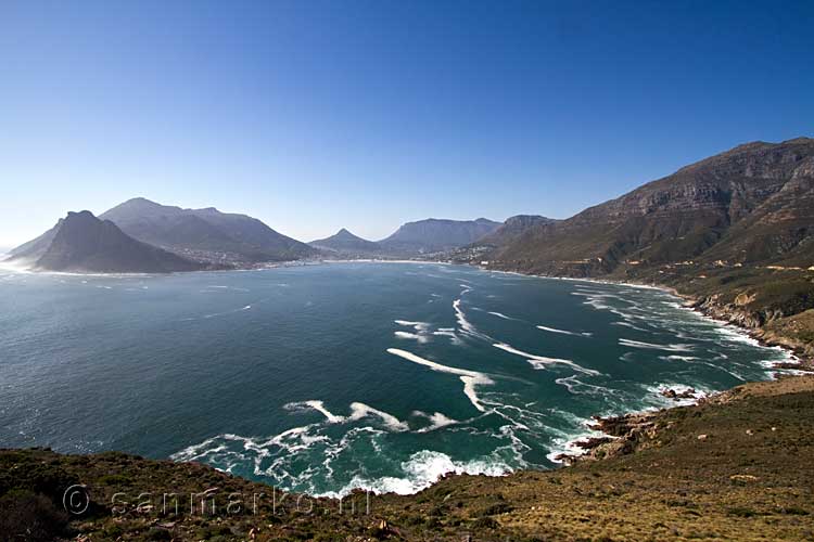 De tafelberg, Lions head en zuid Kaapstad vanaf Chapman's Peak Drive