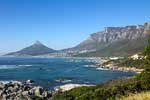 De Twaalf Apostelen en Lions head in Kaapstad in Zuid-Afrika