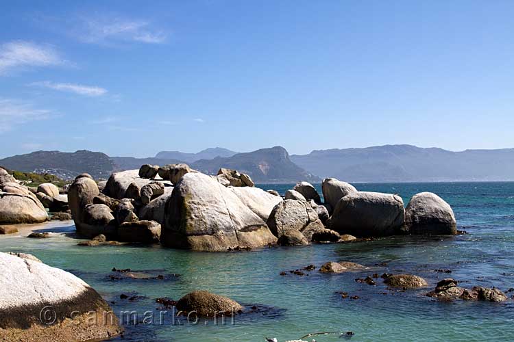 Boulders Beach op de kaap bij Kaapstad in Zuid-Afrika