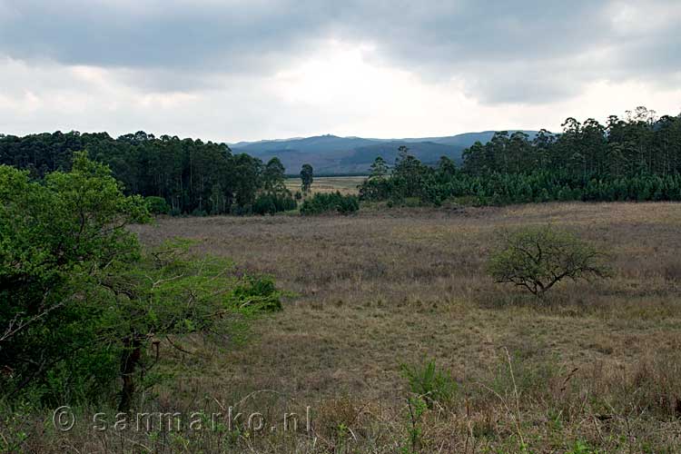 Tijdens onze wandeling door Mlilwane Wildlife Sanctuary hebben we mooie uitzichten