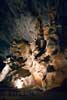 Het plafon van de Cango Grotten bij Oudtshoorn is ontzettend mooi