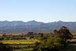 Uitzicht over Swartberg bij Oudtshoorn in Zuid-Afrika