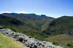 Aan de N 12 richting Oudtshoorn rijden we over de Outeniqua pass