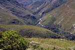 Tijdens onze autorit over de Outeniqua pass hebben we een mooi uitzicht