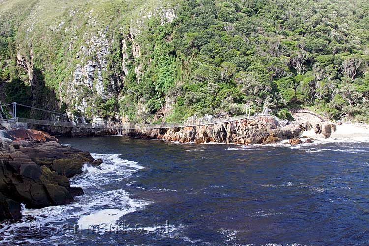 De Suspension Bridge in Tsitsikamma National Park, een leuke korte wandeling