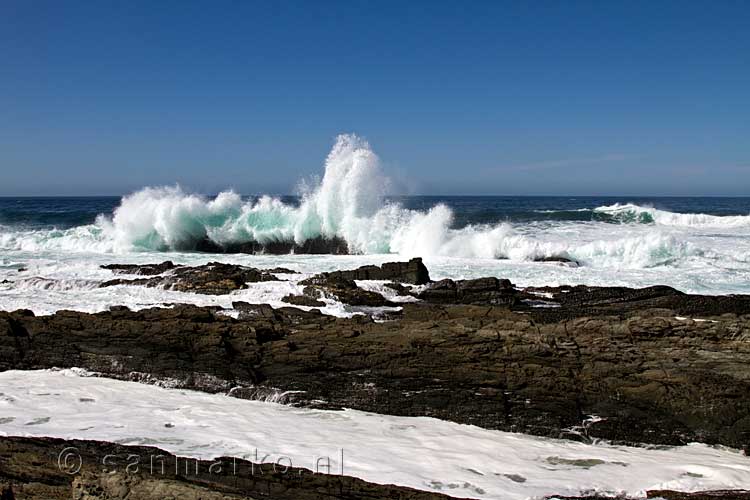 De skietklip bij Storms River Mouth Rest Camp in Tsitsikamma National Park