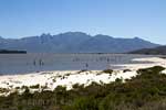 Het grote Theewaters kloof Dam stuwmeer bij Villiersdorp aan de Tuinroute