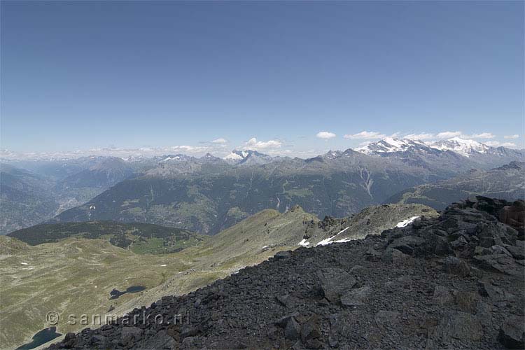 Uitzicht over Wallis richting Visp