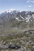 Het woeste berglandschap van de Augstbord region in Wallis - Zwitzerland