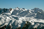 Een grandioos uitzicht over Wallis vanaf de Eggishorn in Zwitserland