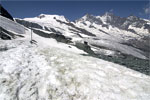 De Alphubel en de Mischabelgroep bij Saas Fee in Wallis