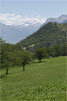 Uitzicht over het Rhône-dal in Wallis - Zwitserland