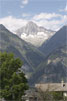 De Bietschhorn in Wallis zonder wolken