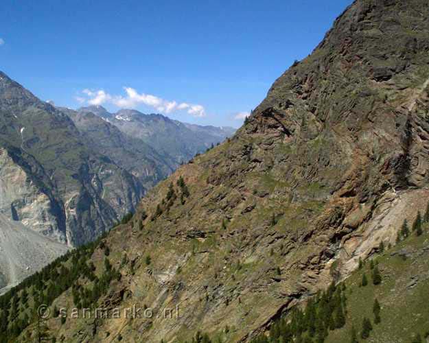 Het Mattertal in Wallis in Zwitserland