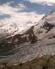 Uitzicht richting de Monte Rosa in Zwitserland