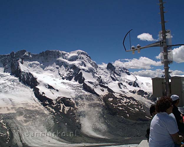 De Breithorn bij Zermatt in Wallis