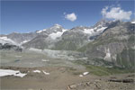 De Ober Gabelhorn en de Dent Blanche in Zwitserland