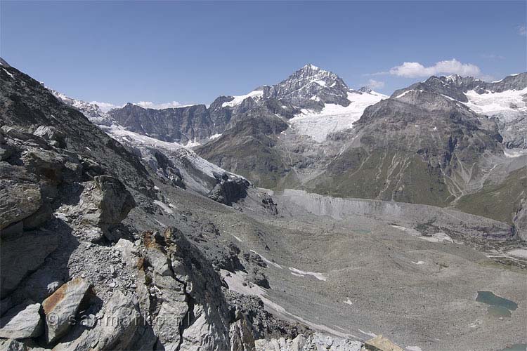 De Dent Blanche bij Zermatt in Zwitserland