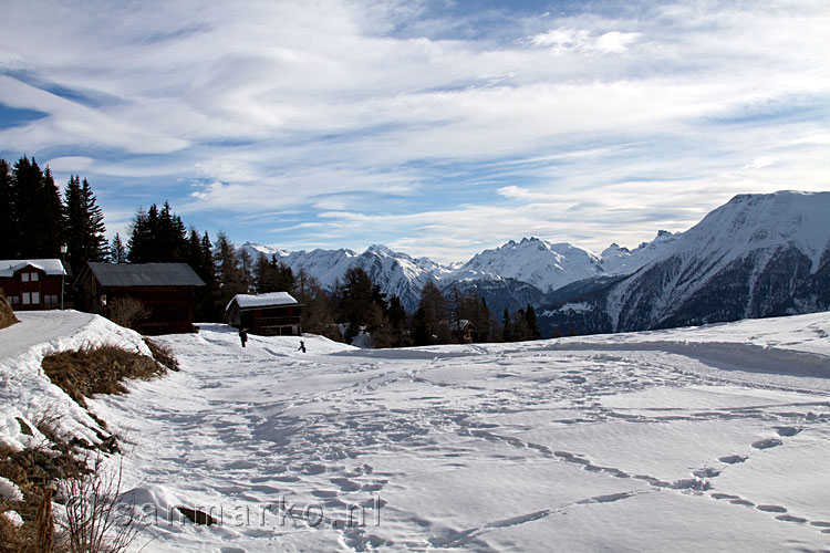 Uitzicht tijdens de wandeling van Riederalp naar Bettmeralp