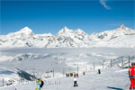 De Dent Blanche, Ober Gabelhorn en de Zinalrothorn vanaf de Gornergrat