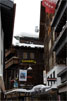 Grampi's en gebouwen van oud Zermatt in Wallis