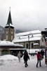 De kerk van Zermatt in Zwitserland